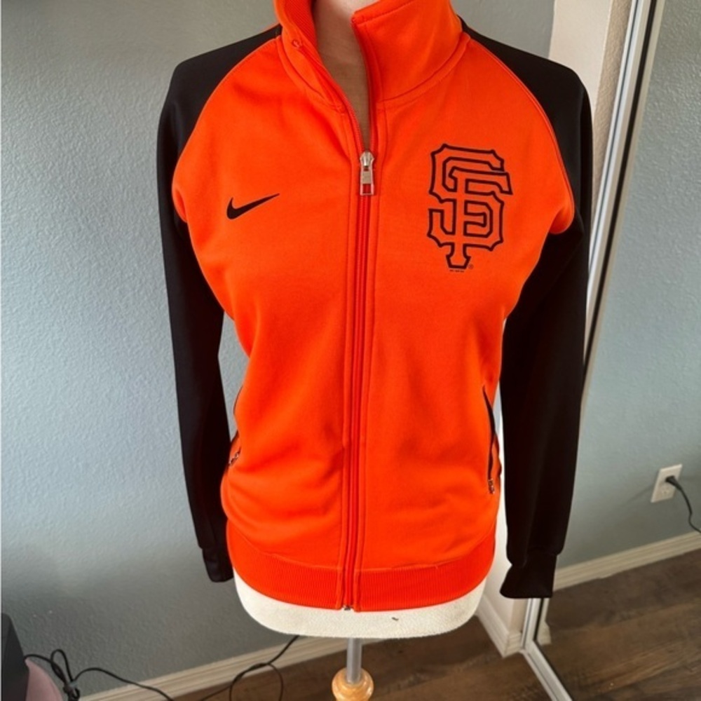 Giants zip up baseball jacket